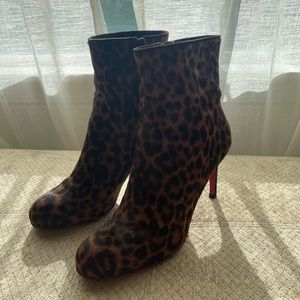 Christian Louboutin - Leopard Print Ankle Boot